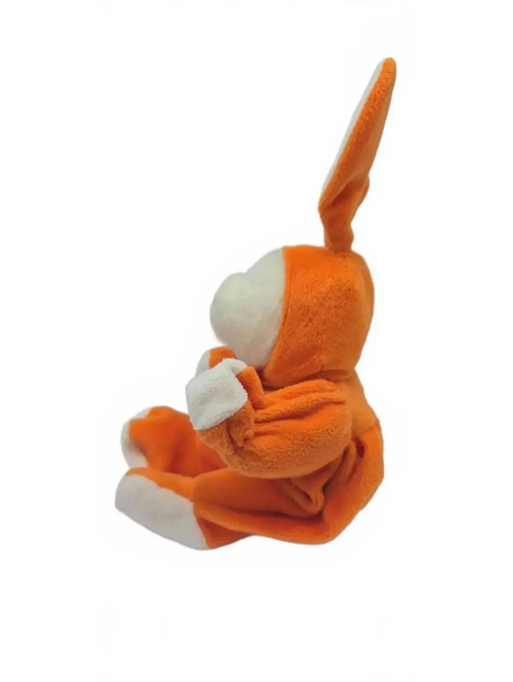 G.A.C. Plush Bunny Costume Bear - Orange and White Soft Toy
